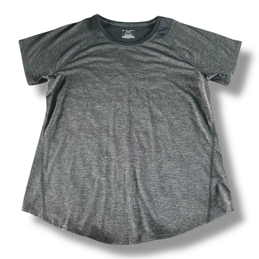 [Tek Gear] Gray Short Sleeve Athletic Tee